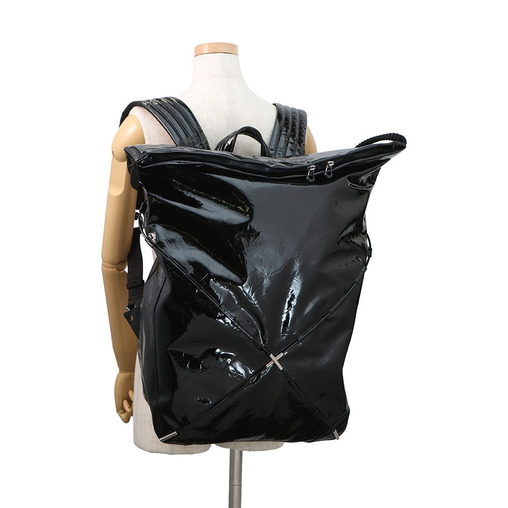Bottega Veneta Backpack Tent Patent Black — view 4