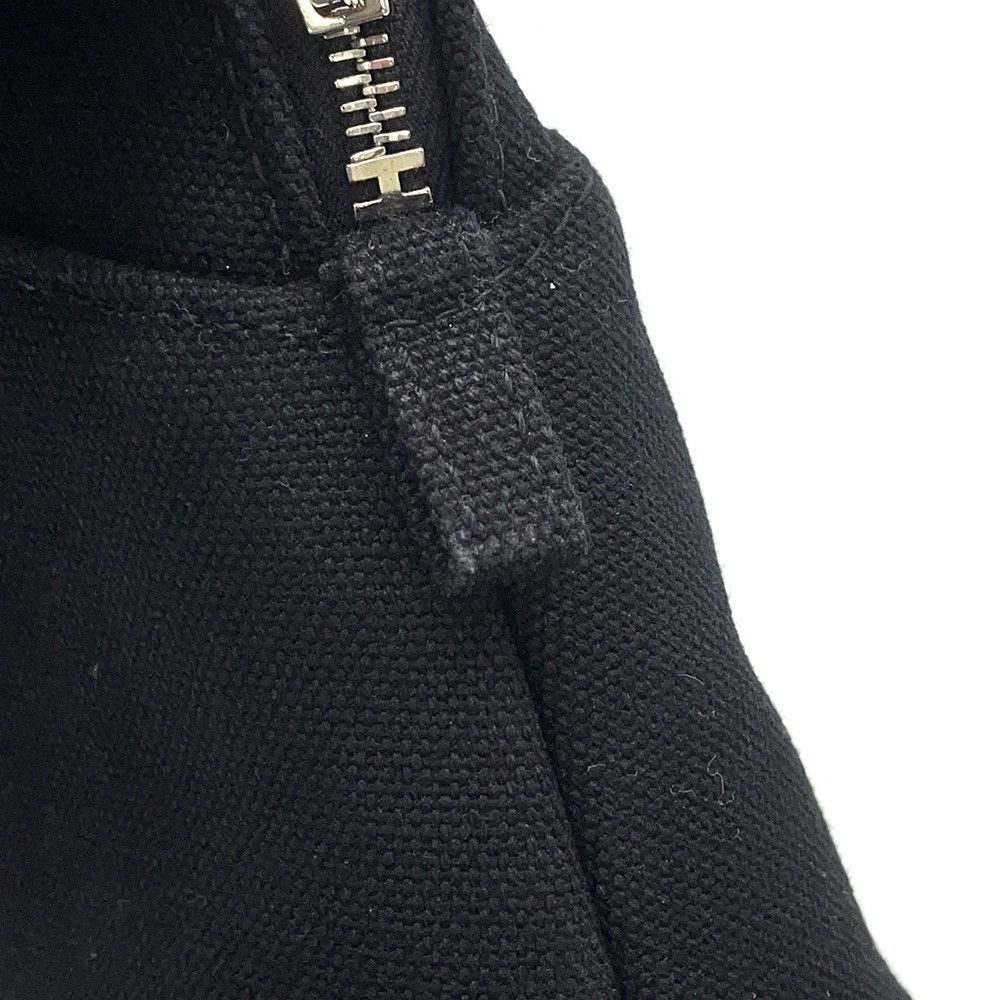 Hermes Pouch Bolide PM Black Silver Cotton Case — view 8