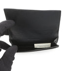 Bottega Veneta Card Case Intrecciato Leather Business Holder Black — view 5