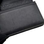 Bottega Veneta Card Case Intrecciato Leather Business Holder Black — view 8