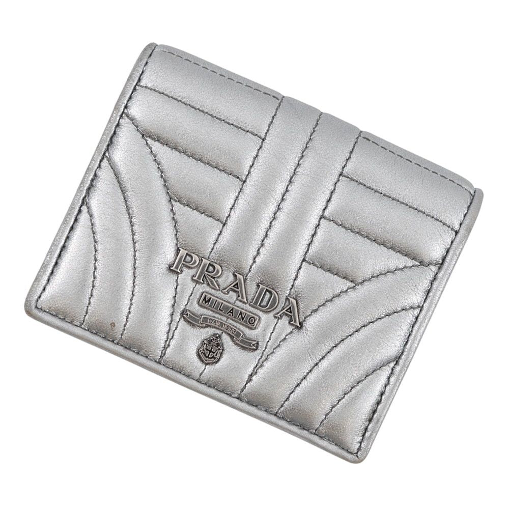 Prada Bifold Wallet Logo Compact