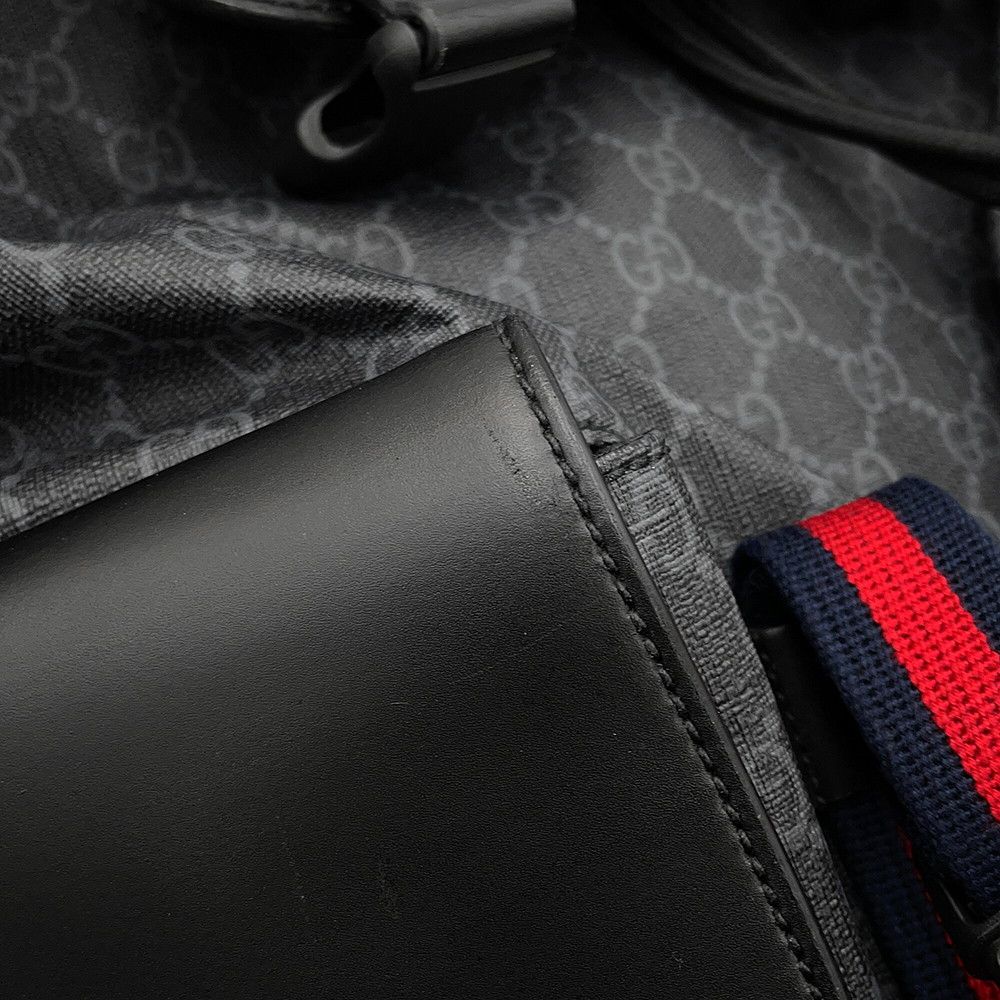Gucci Backpack GG Supreme Black — view 7