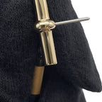 Hermes Earrings Sur Mer Buffalo Horn Metal — view 7