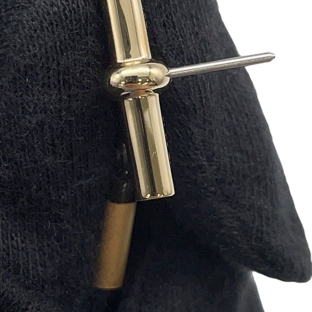 Hermes Earrings Sur Mer Buffalo Horn Metal — view 7