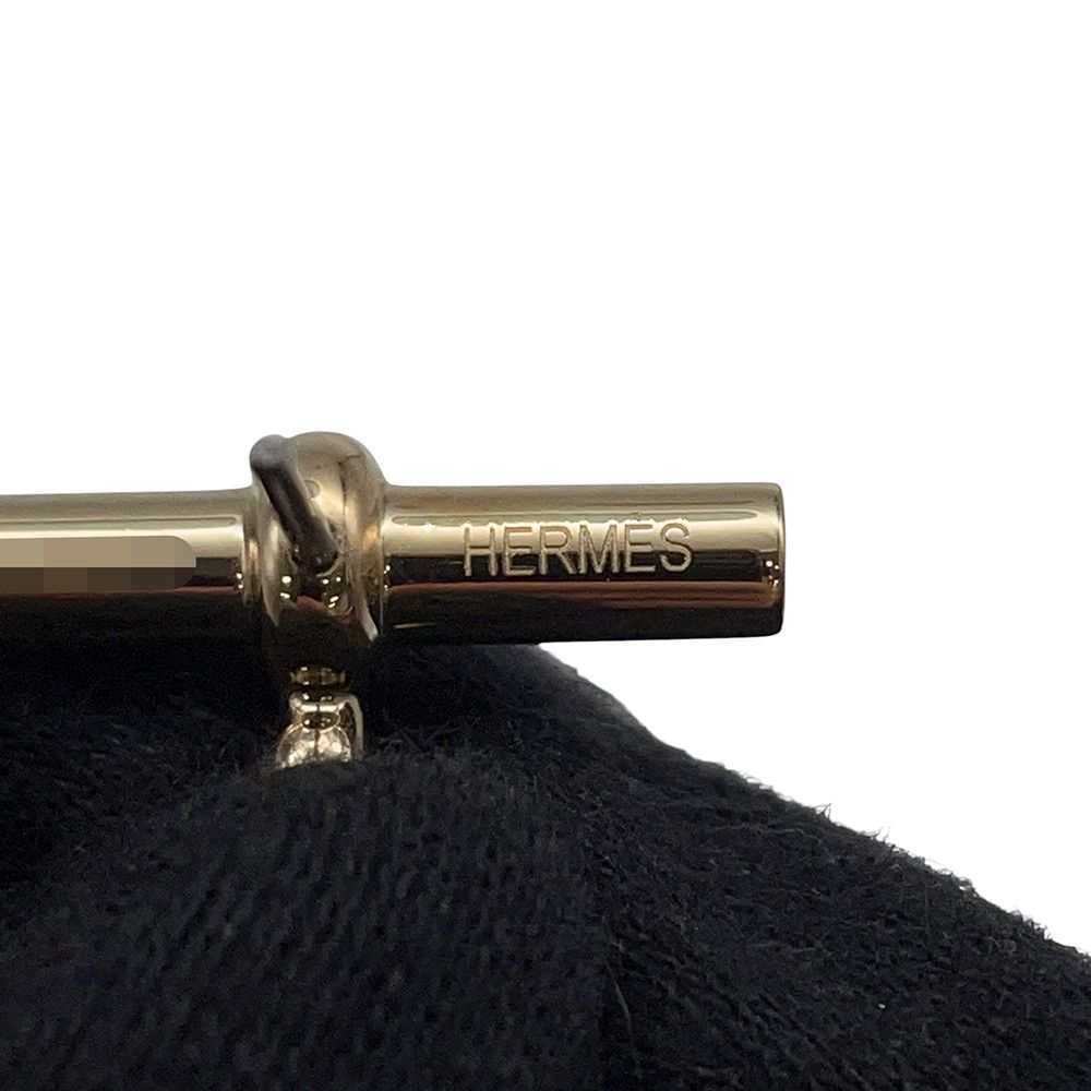 Hermes Earrings Sur Mer Buffalo Horn Metal — view 8