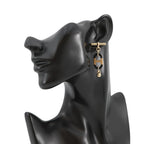 Hermes Earrings Sur Mer Buffalo Horn Metal — view 4