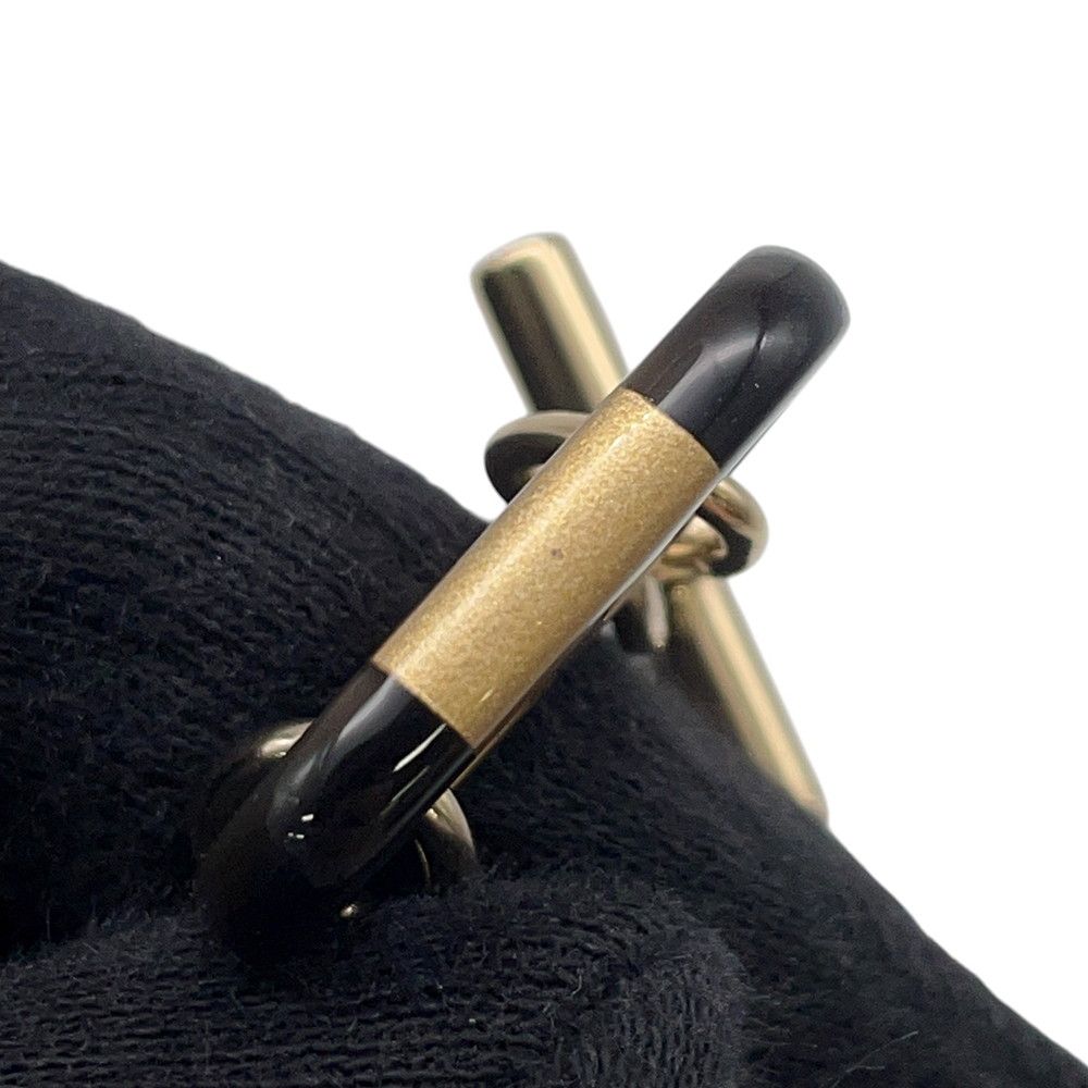 Hermes Earrings Sur Mer Buffalo Horn Metal — view 6
