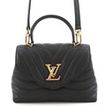 Louis Vuitton Calf Leather Holdomi 2-Way Shoulder Bag Black