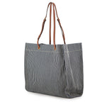 Celine Tote Square Cabas Stripe Canvas — view 2