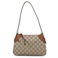 Gucci Shoulder Bag GG Emblem Supreme Leather