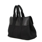 Hermes Handbag Valparaiso Black Silver Toilet Blanc Leather — view 2