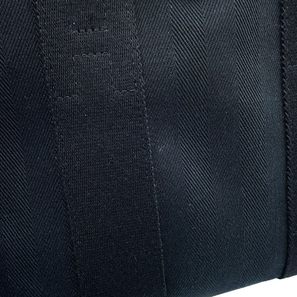 Hermes Handbag Valparaiso Black Silver Toilet Blanc Leather — view 9