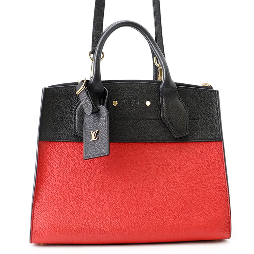 Louis Vuitton Leather City Steamer PM 2-Way Shoulder