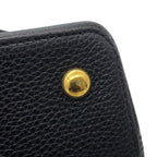 Louis Vuitton Handbag Capucines Taurillon Leather Bag Black — view 7