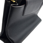 Louis Vuitton Handbag Capucines Taurillon Leather Bag Black — view 6