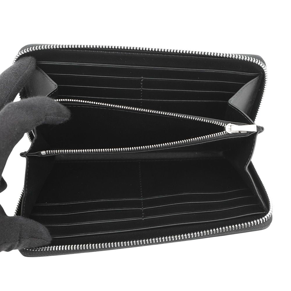 Celine Wallet Large Zipped Leather Black — view 4