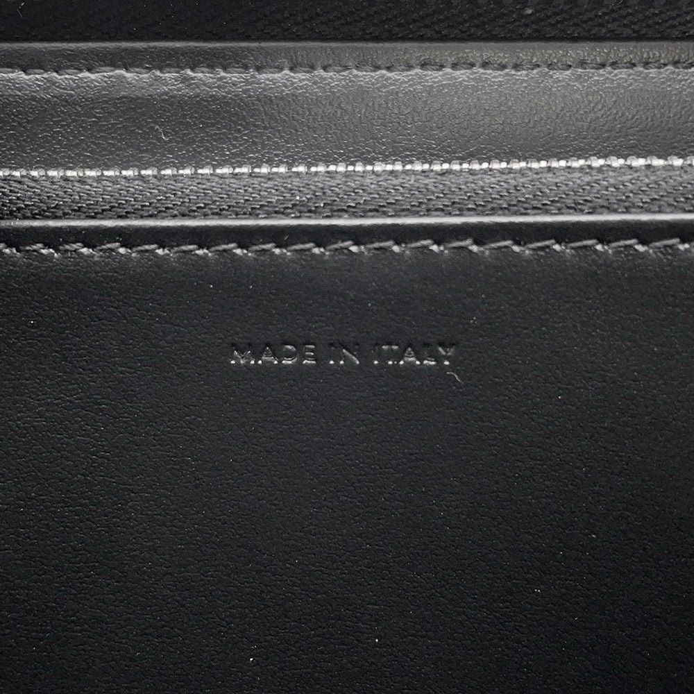 Celine Wallet Large Zipped Leather Black — view 9