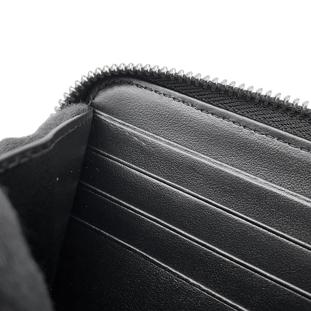 Celine Wallet Large Zipped Leather Black — view 5