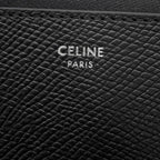 Celine Wallet Large Zipped Leather Black — view 8