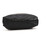 Chanel Backpack 22 Small Shiny Calfskin Black — view 3