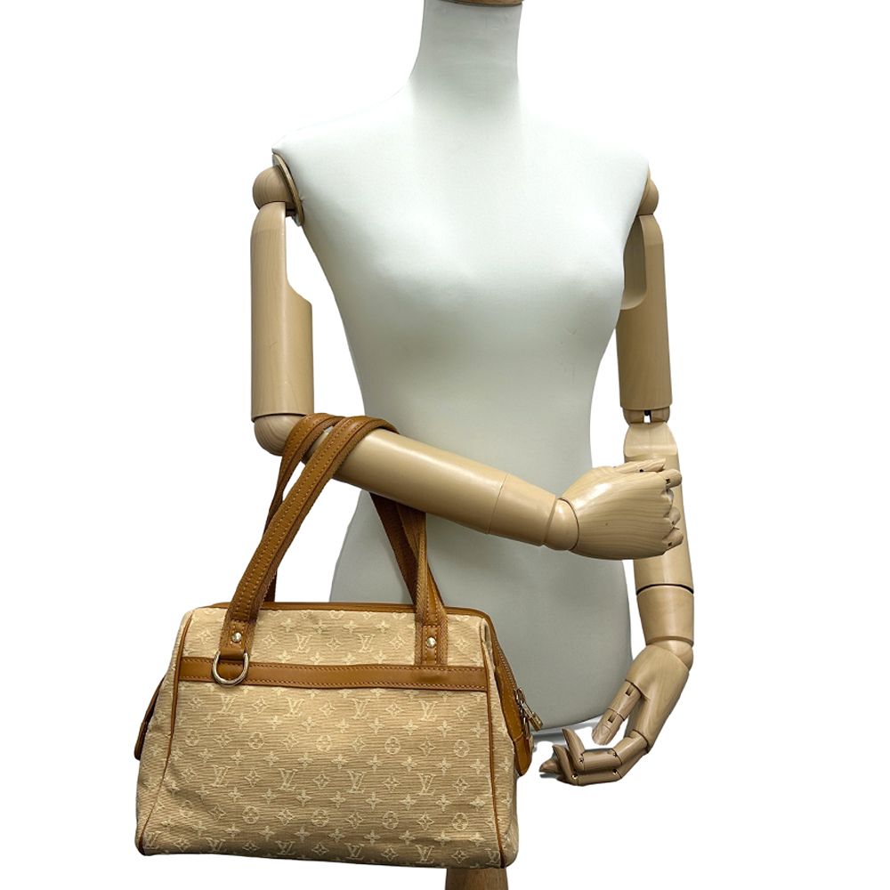 Louis Vuitton Bag Monogram Mini Handbag Josephine PM Beige Brown — view 7