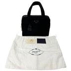 Prada Bag Handbag Nylon Black Going Out Crossbody Adult Simple — view 8