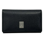 Gucci Key Case Leather Black 033 6 Key Adult Compact Small Key Holder