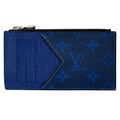 Louis Vuitton Wallet Coin Case Taigarama Card Holder Cobalt Monogram Blue