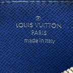 Louis Vuitton Wallet Coin Case Taigarama Card Holder Cobalt Monogram Blue — view 5