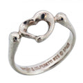 Tiffany & Co Ring Open Heart 925 Sterling Silver