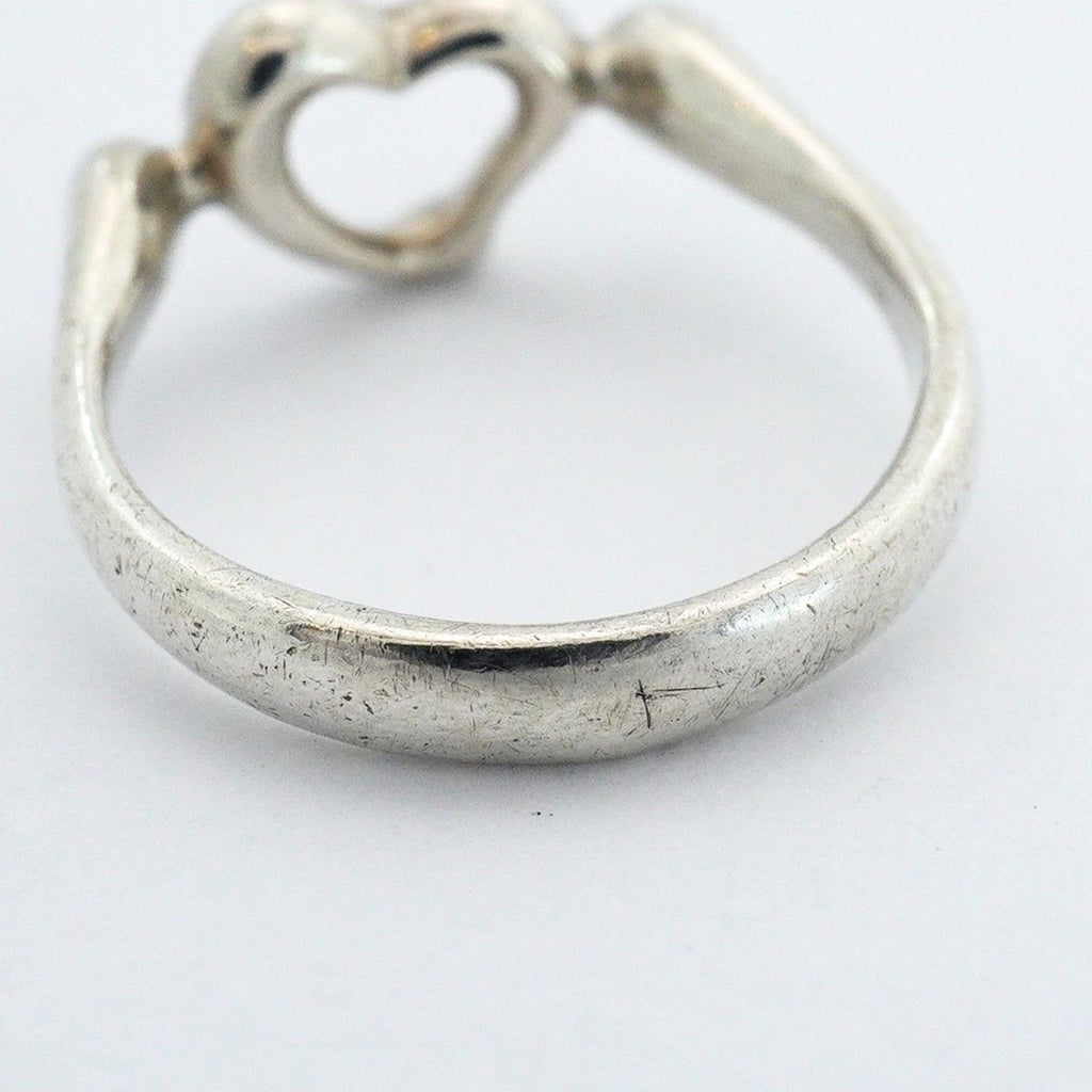 Tiffany & Co Ring Open Heart 925 Sterling Silver — view 7
