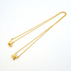 Tiffany & Co Necklace Cross Stitch 18k Yellow Gold — view 3