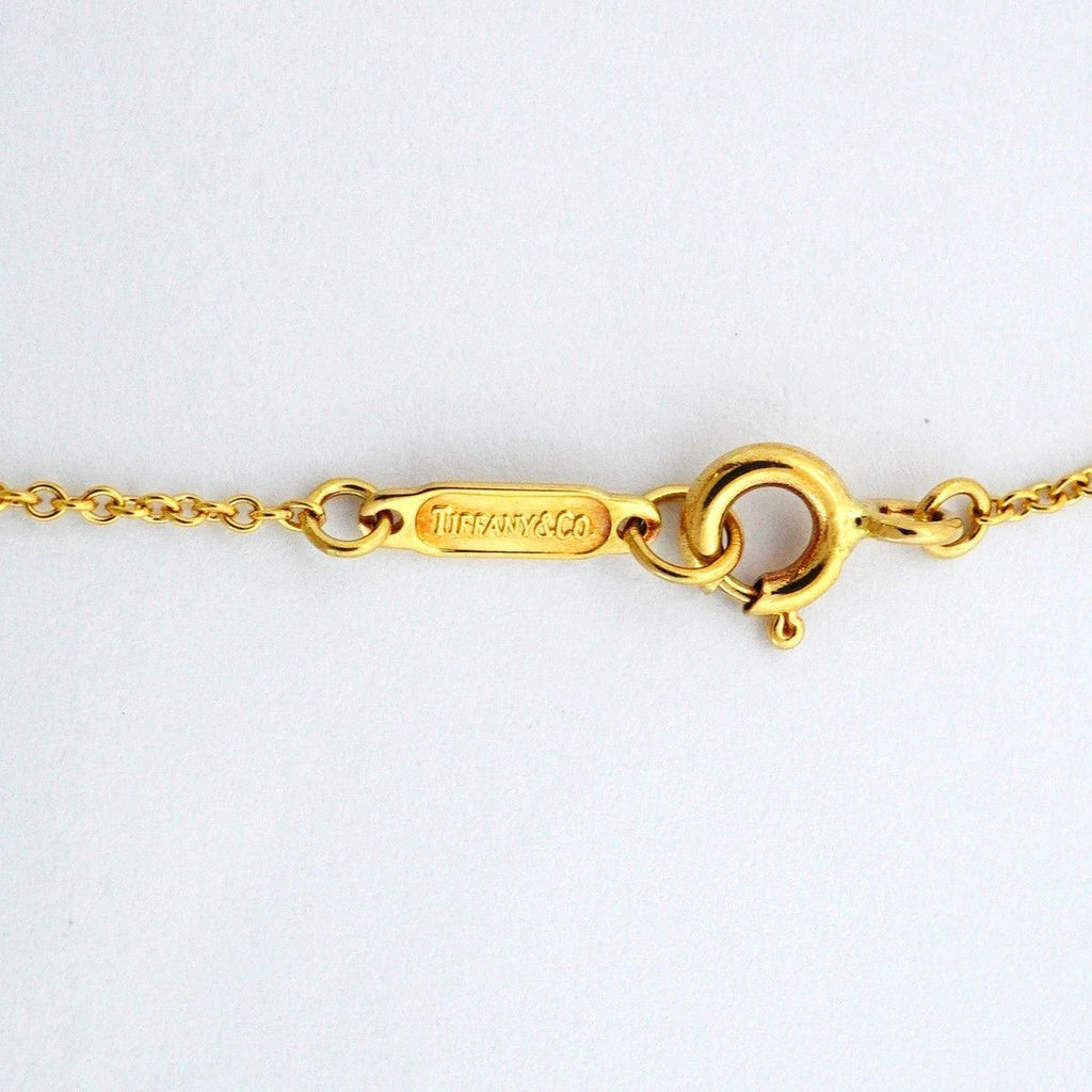 Tiffany & Co Necklace Cross Stitch 18k Yellow Gold — view 4