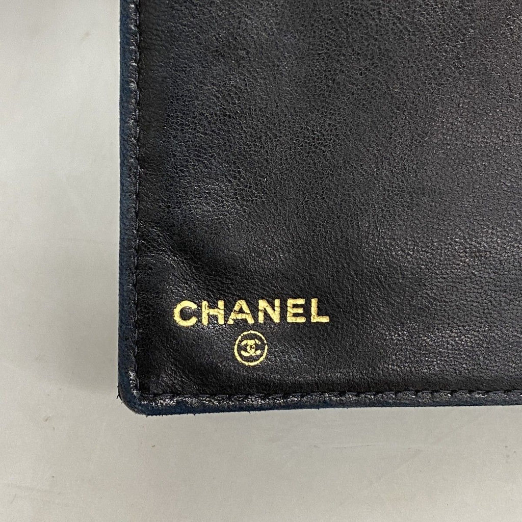 Chanel Wallet Caviar Leather Black Gold — view 4