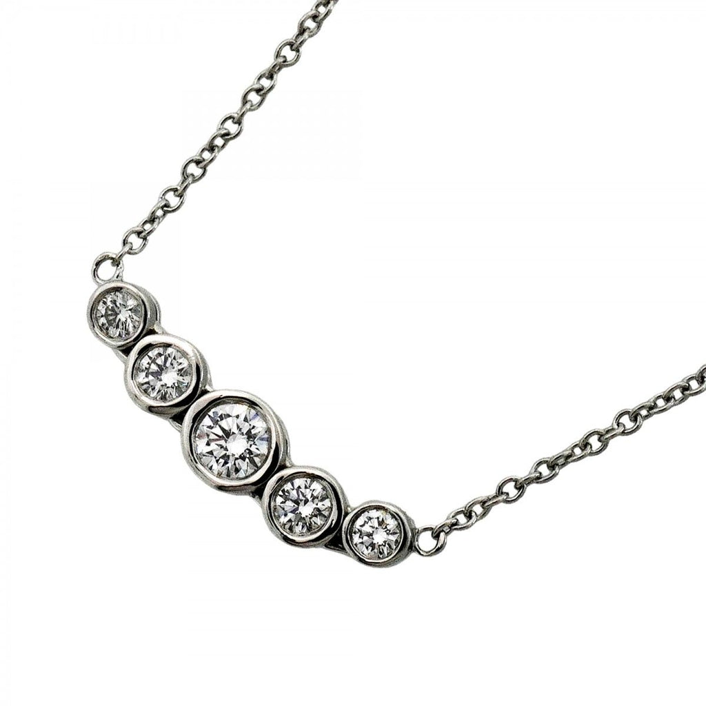 Tiffany & Co Necklace Jazz Graduated Platinum Diamond