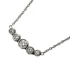 Tiffany & Co Necklace Jazz Graduated Platinum Diamond