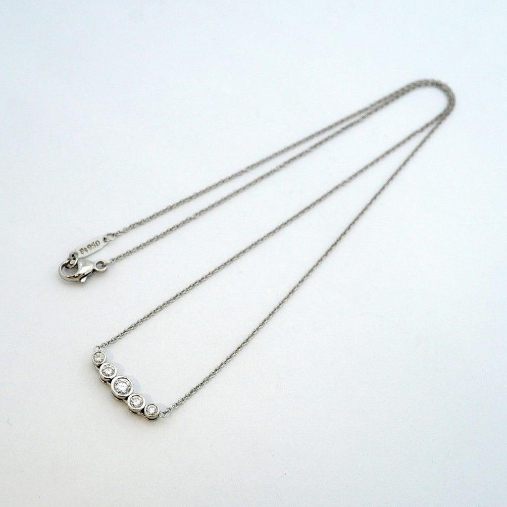 Tiffany & Co Necklace Jazz Graduated Platinum Diamond — view 3