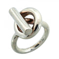 Hermes Ring Echappee 925 Sterling Silver