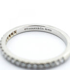 Tiffany & Co Ring Sorest Half Eternity Platinum Diamond — view 4