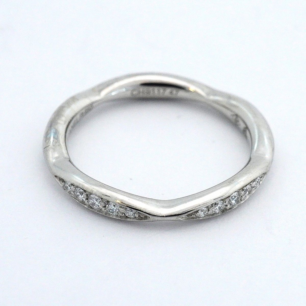 Chanel Ring Camellia Half Eternity Platinum Diamond — view 3