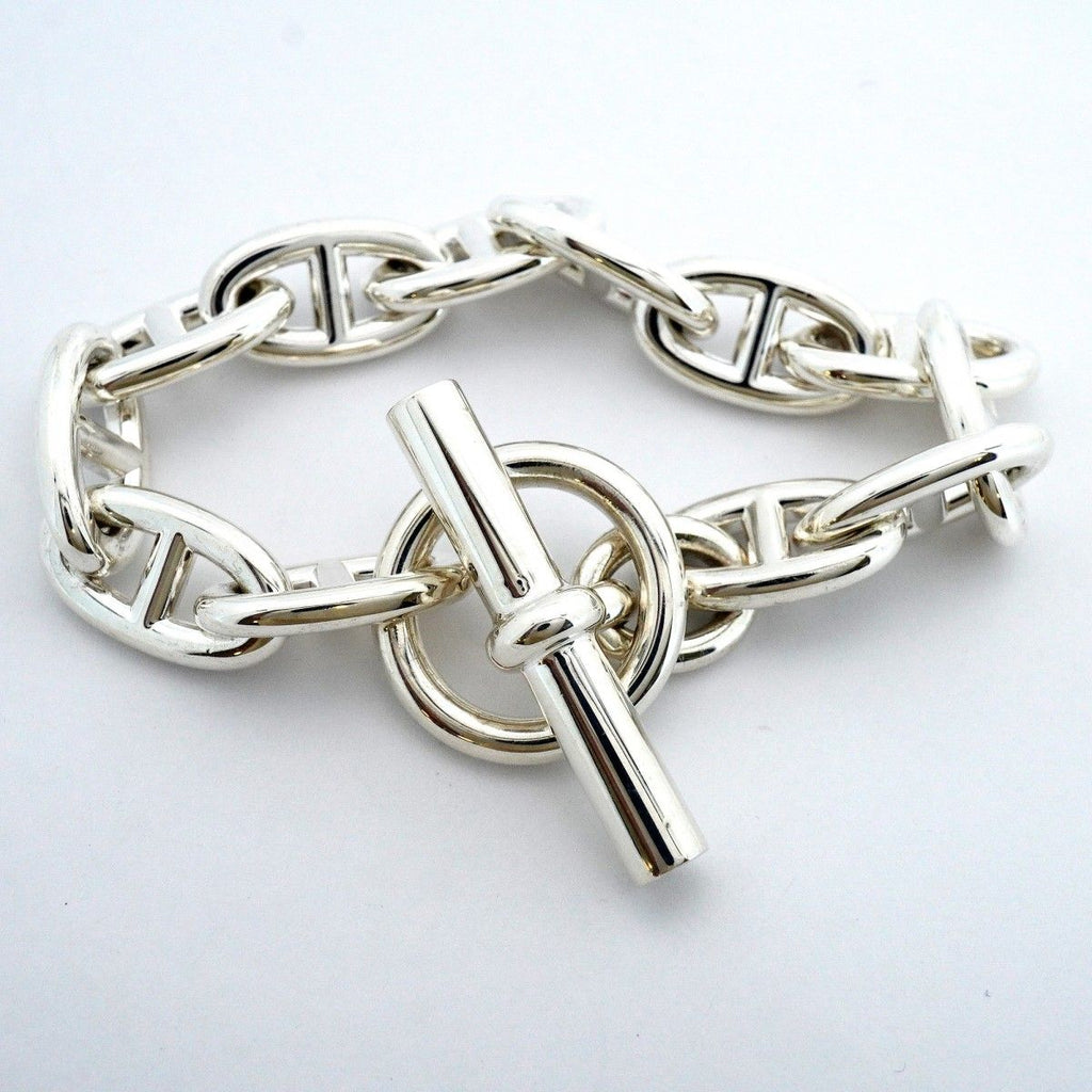 Hermes Bracelet Chaine D'ancre GM Silver — view 4