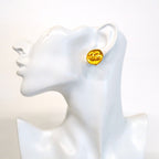 Chanel Earrings Vintage CC Logo Gold Plated — view 5