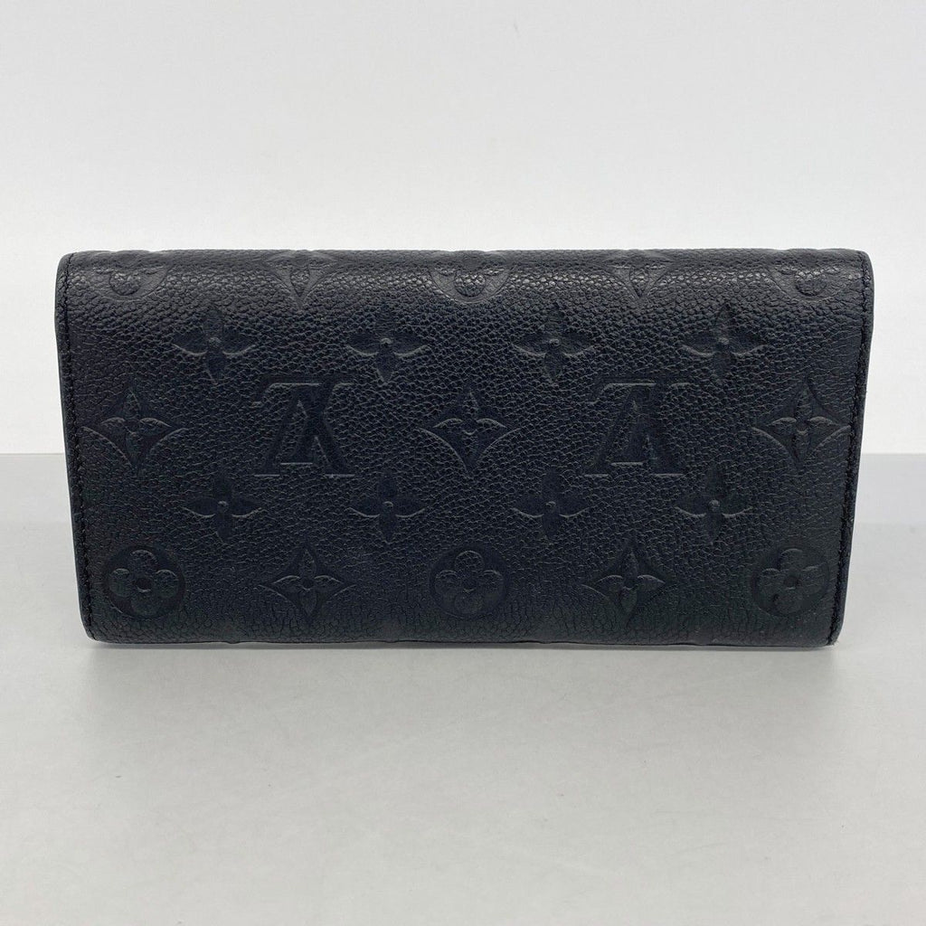 Louis Vuitton Wallet Monogram Empreinte Portefeuille Emily Noir — view 9