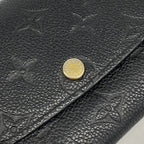 Louis Vuitton Wallet Monogram Empreinte Portefeuille Emily Noir — view 8