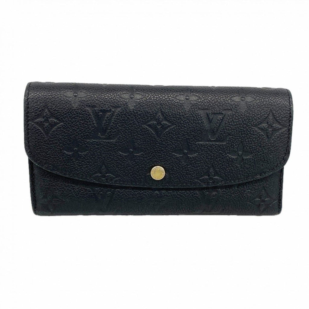 Louis Vuitton Wallet Monogram Empreinte Portefeuille Emily Noir