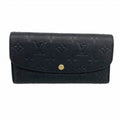 Louis Vuitton Wallet Monogram Empreinte Portefeuille Emily Noir