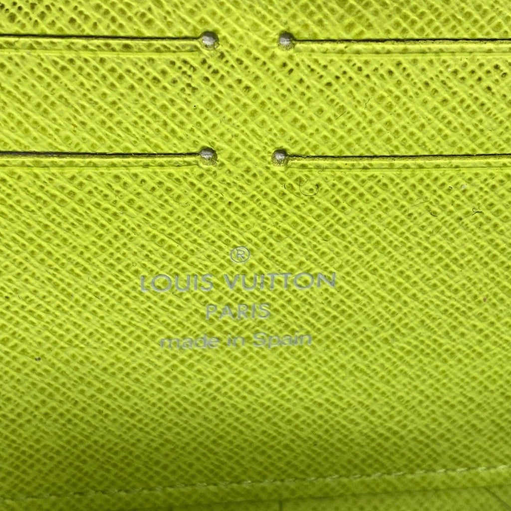 Louis Vuitton Wallet Monogram Multicolor Zippy Noir Pistache — view 4