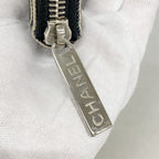 Chanel Wallet Denim Black Silver — view 7