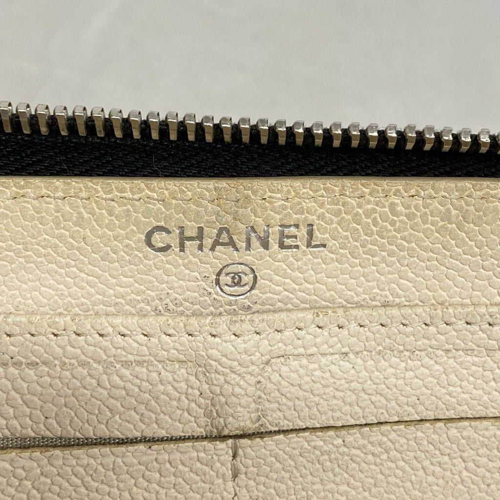 Chanel Wallet Denim Black Silver — view 4