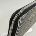 Chanel Wallet Denim Black Silver — view 6